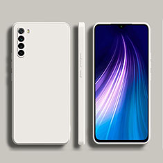 Coque Ultra Fine Silicone Souple 360 Degres Housse Etui YK1 pour Xiaomi Redmi Note 8 (2021) Blanc