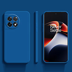 Coque Ultra Fine Silicone Souple 360 Degres Housse Etui YK2 pour OnePlus 11 5G Bleu
