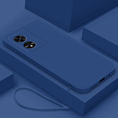 Coque Ultra Fine Silicone Souple 360 Degres Housse Etui YK2 pour Oppo A58 4G Bleu