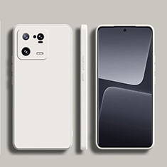 Coque Ultra Fine Silicone Souple 360 Degres Housse Etui YK2 pour Xiaomi Mi 13 Pro 5G Blanc