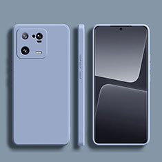 Coque Ultra Fine Silicone Souple 360 Degres Housse Etui YK2 pour Xiaomi Mi 13 Pro 5G Gris Lavende