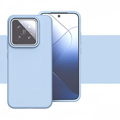 Coque Ultra Fine Silicone Souple 360 Degres Housse Etui YK2 pour Xiaomi Mi 14 5G Bleu Clair
