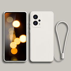 Coque Ultra Fine Silicone Souple 360 Degres Housse Etui YK2 pour Xiaomi Redmi Note 11T Pro+ Plus 5G Blanc