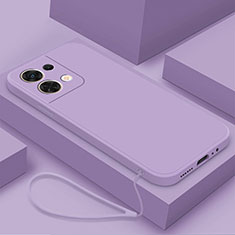 Coque Ultra Fine Silicone Souple 360 Degres Housse Etui YK2 pour Xiaomi Redmi Note 13 Pro 5G Violet Clair