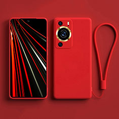 Coque Ultra Fine Silicone Souple 360 Degres Housse Etui YK3 pour Huawei P60 Pro Rouge