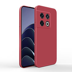 Coque Ultra Fine Silicone Souple 360 Degres Housse Etui YK3 pour OnePlus 10 Pro 5G Rouge
