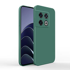 Coque Ultra Fine Silicone Souple 360 Degres Housse Etui YK3 pour OnePlus 10 Pro 5G Vert Nuit