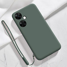 Coque Ultra Fine Silicone Souple 360 Degres Housse Etui YK3 pour OnePlus Nord N30 5G Vert Nuit