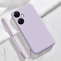 Coque Ultra Fine Silicone Souple 360 Degres Housse Etui YK3 pour OnePlus Nord N30 5G Violet Clair