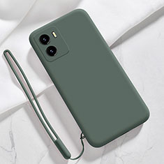 Coque Ultra Fine Silicone Souple 360 Degres Housse Etui YK3 pour Vivo Y15C Vert Nuit