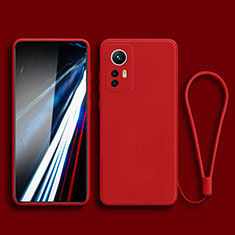 Coque Ultra Fine Silicone Souple 360 Degres Housse Etui YK3 pour Xiaomi Mi 12T Pro 5G Rouge