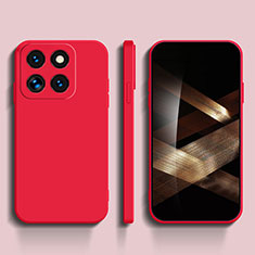 Coque Ultra Fine Silicone Souple 360 Degres Housse Etui YK3 pour Xiaomi Mi 14 Pro 5G Rouge