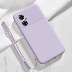 Coque Ultra Fine Silicone Souple 360 Degres Housse Etui YK3 pour Xiaomi Poco M4 5G Violet