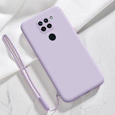 Coque Ultra Fine Silicone Souple 360 Degres Housse Etui YK3 pour Xiaomi Redmi 10X 4G Violet Clair