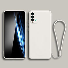 Coque Ultra Fine Silicone Souple 360 Degres Housse Etui YK3 pour Xiaomi Redmi 9T 4G Blanc