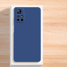 Coque Ultra Fine Silicone Souple 360 Degres Housse Etui YK3 pour Xiaomi Redmi Note 11 5G Bleu