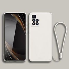 Coque Ultra Fine Silicone Souple 360 Degres Housse Etui YK3 pour Xiaomi Redmi Note 11 Pro+ Plus 5G Blanc