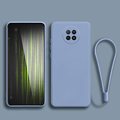 Coque Ultra Fine Silicone Souple 360 Degres Housse Etui YK3 pour Xiaomi Redmi Note 9T 5G Gris Lavende