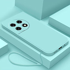 Coque Ultra Fine Silicone Souple 360 Degres Housse Etui YK4 pour OnePlus 11 5G Bleu Clair