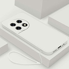 Coque Ultra Fine Silicone Souple 360 Degres Housse Etui YK4 pour OnePlus 11R 5G Blanc
