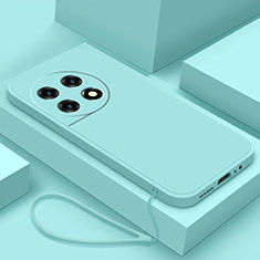 Coque Ultra Fine Silicone Souple 360 Degres Housse Etui YK4 pour OnePlus Ace 2 Pro 5G Bleu Clair