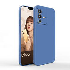 Coque Ultra Fine Silicone Souple 360 Degres Housse Etui YK4 pour Vivo V23 5G Bleu