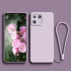 Coque Ultra Fine Silicone Souple 360 Degres Housse Etui YK4 pour Xiaomi Mi 13 5G Violet Clair