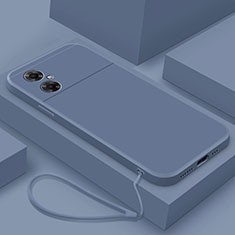 Coque Ultra Fine Silicone Souple 360 Degres Housse Etui YK4 pour Xiaomi Poco M4 5G Gris Lavende