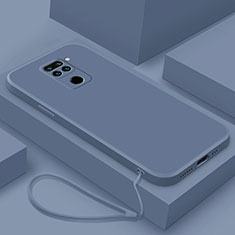 Coque Ultra Fine Silicone Souple 360 Degres Housse Etui YK4 pour Xiaomi Redmi 10X 4G Gris Lavende