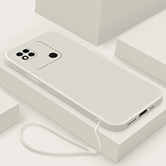Coque Ultra Fine Silicone Souple 360 Degres Housse Etui YK4 pour Xiaomi Redmi 9C Blanc