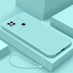 Coque Ultra Fine Silicone Souple 360 Degres Housse Etui YK4 pour Xiaomi Redmi 9C Bleu Clair