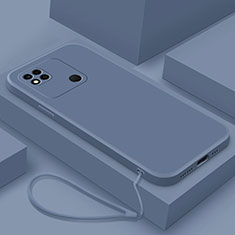Coque Ultra Fine Silicone Souple 360 Degres Housse Etui YK4 pour Xiaomi Redmi 9C Gris Lavende