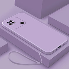 Coque Ultra Fine Silicone Souple 360 Degres Housse Etui YK4 pour Xiaomi Redmi 9C Violet