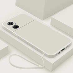 Coque Ultra Fine Silicone Souple 360 Degres Housse Etui YK4 pour Xiaomi Redmi Note 11R 5G Blanc