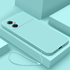 Coque Ultra Fine Silicone Souple 360 Degres Housse Etui YK4 pour Xiaomi Redmi Note 11R 5G Cyan