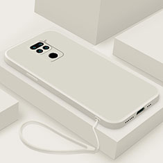 Coque Ultra Fine Silicone Souple 360 Degres Housse Etui YK4 pour Xiaomi Redmi Note 9 Blanc