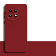 Coque Ultra Fine Silicone Souple 360 Degres Housse Etui YK5 pour OnePlus 11 5G Rouge