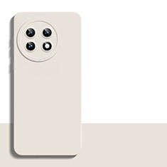 Coque Ultra Fine Silicone Souple 360 Degres Housse Etui YK5 pour OnePlus 11R 5G Blanc