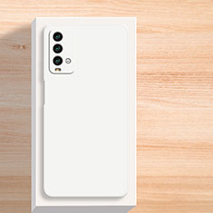 Coque Ultra Fine Silicone Souple 360 Degres Housse Etui YK5 pour Xiaomi Redmi 9T 4G Blanc
