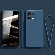 Coque Ultra Fine Silicone Souple 360 Degres Housse Etui YK5 pour Xiaomi Redmi Note 13 Pro 5G Bleu