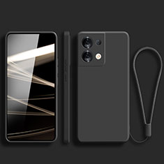 Coque Ultra Fine Silicone Souple 360 Degres Housse Etui YK5 pour Xiaomi Redmi Note 13 Pro 5G Noir