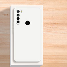 Coque Ultra Fine Silicone Souple 360 Degres Housse Etui YK5 pour Xiaomi Redmi Note 8 (2021) Blanc