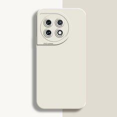 Coque Ultra Fine Silicone Souple 360 Degres Housse Etui YK6 pour OnePlus 11 5G Blanc