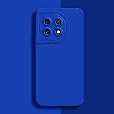 Coque Ultra Fine Silicone Souple 360 Degres Housse Etui YK6 pour OnePlus 11 5G Bleu