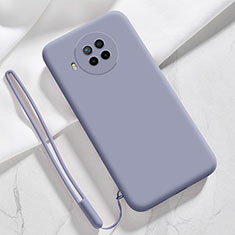 Coque Ultra Fine Silicone Souple 360 Degres Housse Etui YK6 pour Xiaomi Mi 10T Lite 5G Gris Lavende