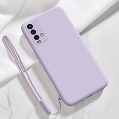Coque Ultra Fine Silicone Souple 360 Degres Housse Etui YK6 pour Xiaomi Redmi 9T 4G Violet Clair