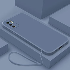 Coque Ultra Fine Silicone Souple 360 Degres Housse Etui YK6 pour Xiaomi Redmi Note 10 5G Gris Lavende