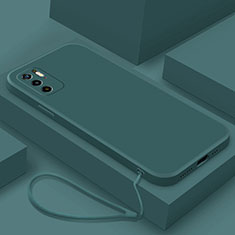 Coque Ultra Fine Silicone Souple 360 Degres Housse Etui YK6 pour Xiaomi Redmi Note 10 5G Vert