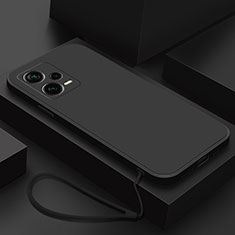 Coque Ultra Fine Silicone Souple 360 Degres Housse Etui YK6 pour Xiaomi Redmi Note 12 5G Noir