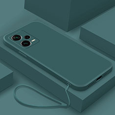 Coque Ultra Fine Silicone Souple 360 Degres Housse Etui YK6 pour Xiaomi Redmi Note 12 5G Vert Nuit